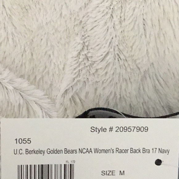 Cal Berkeley Racerback Sporty Bralette NWT - Picture 8 of 9